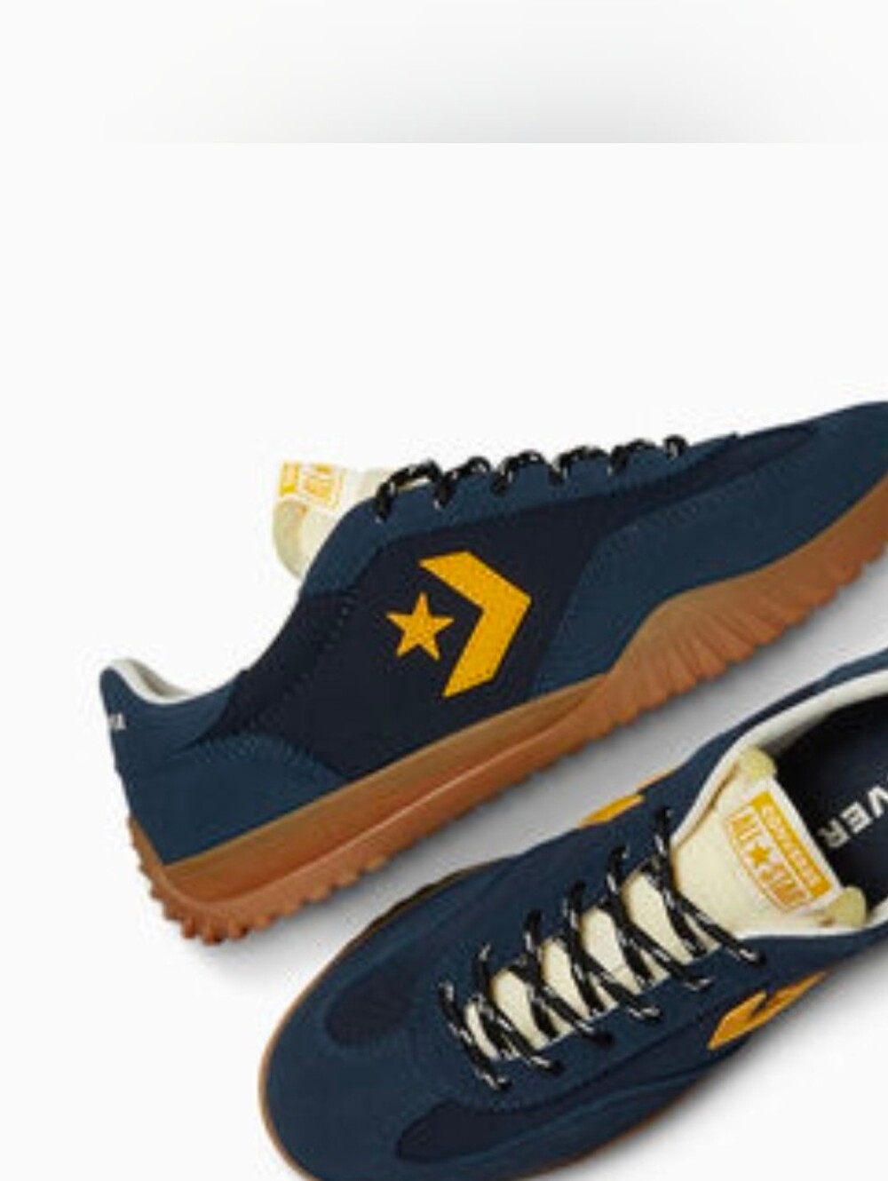 Converse Run Star Trainers Navy And Yellow Unisex Size 6.5M/8W